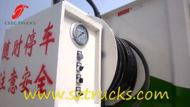 DongFeng 8CBM High Pressure Jetting truck for city sanitation project