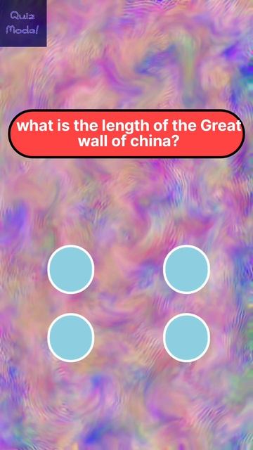 what is the length of the Great wall of China?