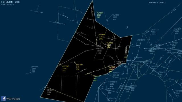 ATC RADAR | [ EHAA ] | Amsterdam Radar (SUGOL SECTOR)