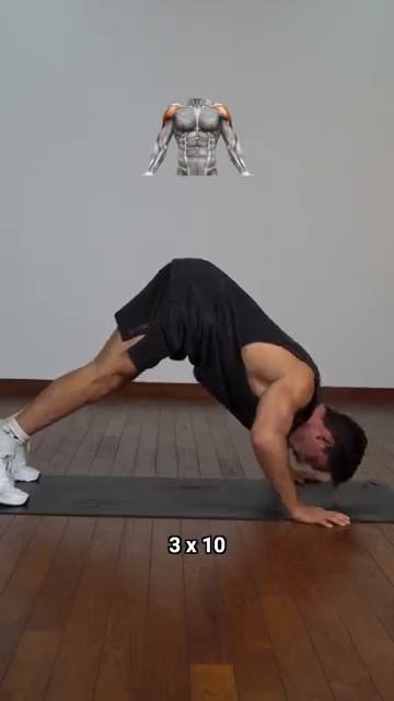 Upper body workout (bodyweight only) ✅
