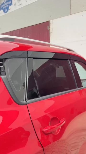 Плоские тюнинг дефлекторы для Changan CS35 Plus / 2Д ветровики на Чанган ЦС35 Плюс