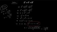Solution of 2^x+4^x=8^x|| Math Olympiad Problem