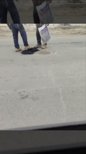 😂Нанотехнологии ямочного ремонта в Подмосковье😂