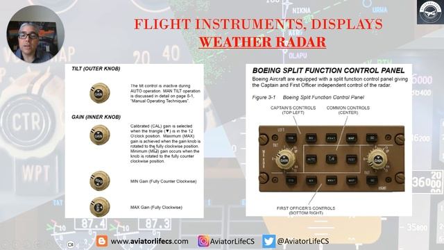 Boeing 737-800NG Flight Instruments, Displays system review - Weather Radar - Part 9