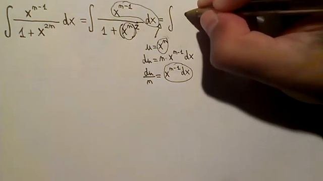 Integral Of X^(n-1)/(1+x^2n) (substitution)