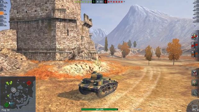 World Of Tank Blitz Vickers Medium Mk  III
