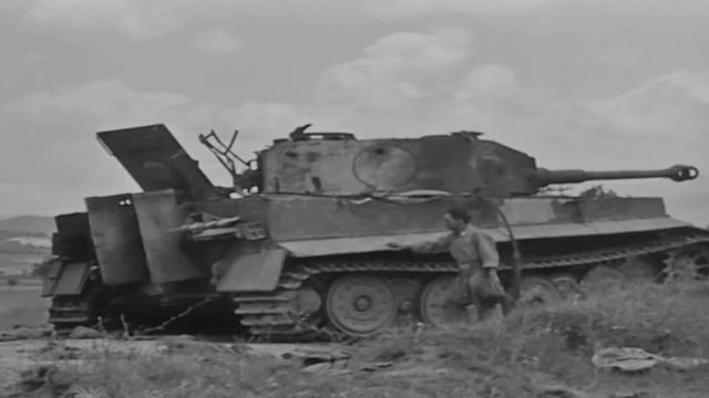 Tiger Tank of sPzAbt 504 Destroyed in Italy during WWII