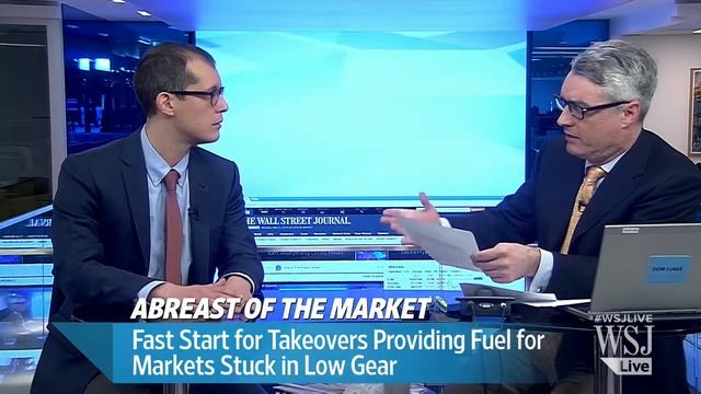 Takeovers Put Fuel in Stocks' Empty Tank