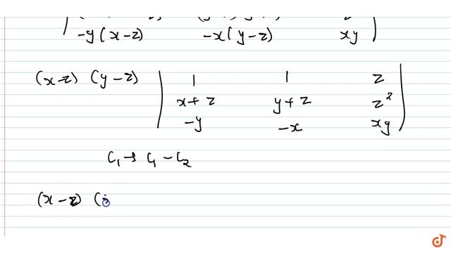 factorise: `|[x,y,z],[x^2,y^2,z^2],[yz,zx,xy]|`