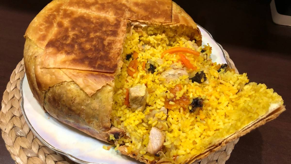 Шах Плов. Азербайджанский плов с сухофруктами.