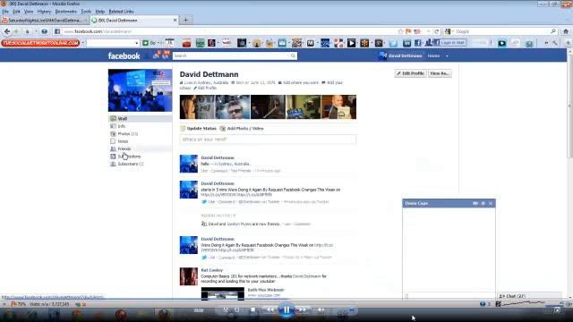 15/10/11 Saturday Nights Live with David Dettmann, Learn Social Networking for Business