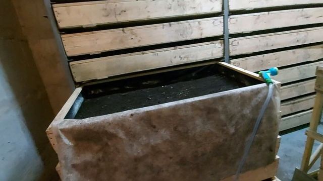 Автоматизация полива субстрата с червём.