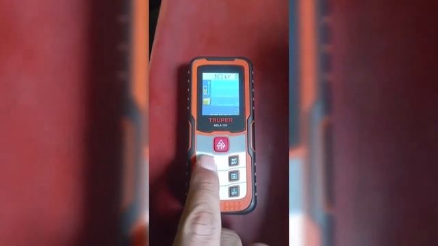 distanciometro wincha laser truper 100 metros