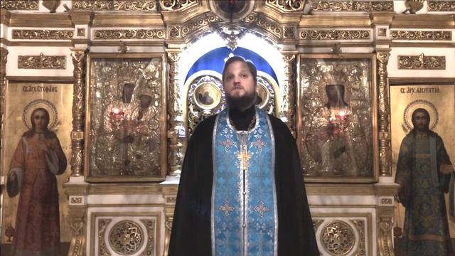 Проповедь настоятеля Спасского храма