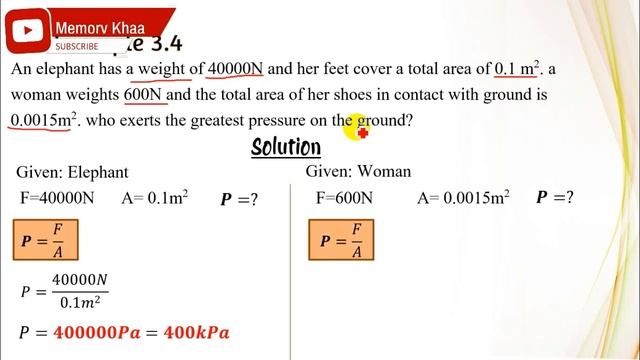Form 3 Physics | Chapter 3 | Casharka 2aad | Pressure | Manhajka Cusub