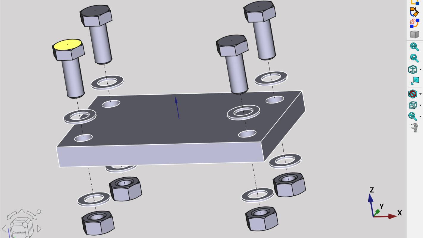 FreeCAD.#134. Верстак Exploded Assembly. Анимация.