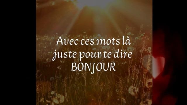Messages pour dire bonjour et bonne journée à son amour❣️