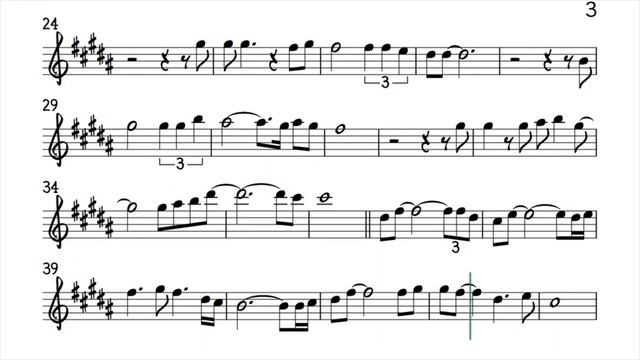 My Sweet Lady Alto Sax Sheet Music Backing Track Play Along Partitura_480p_MUX