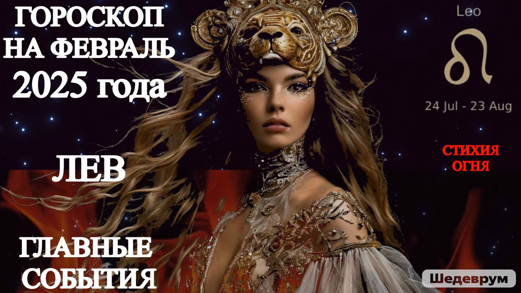 Гороскоп на февраль 2025 года. Лев. Главные события.