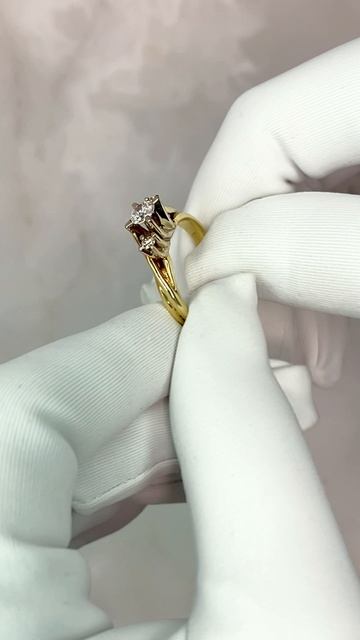Кольцо с бриллиантами, арт :К0412202402