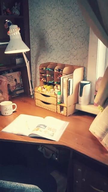 Как сделать порядок на столе у школьника? #дляшкольников #длямелочей #органайзер