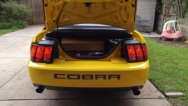 Philips 3157 Vision LED vs. Stock bulbs on Mustang Cobra