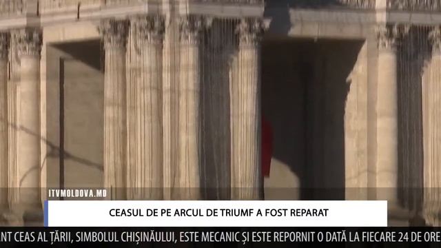 CEASUL DE PE ARCUL DE TRIUMF A FOST REPARAT