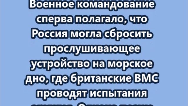 Британские ВМС приняли кита за российские беспилотники