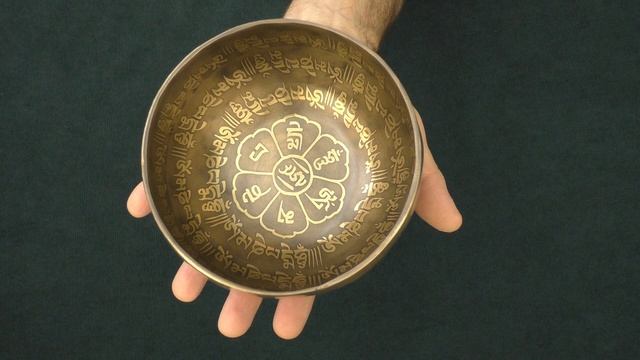 Поющая чаша Premium 15,4 см, Ре 289 Гц