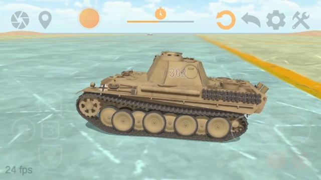 tank physics mobile volume 2: the panther ausf g showcase