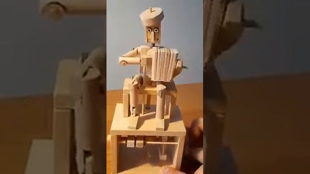 Wood craft accordion wonderful 👌