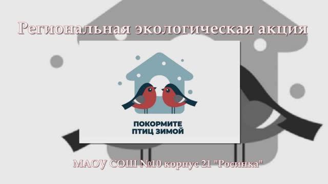 "Покормите птиц зимой"