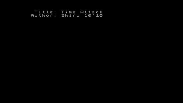 Time Attack - Shiru  [#zx spectrum Demo]