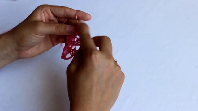 Вязание крючком. Crochet. Круглый цветочный мотив 1. Часть 2