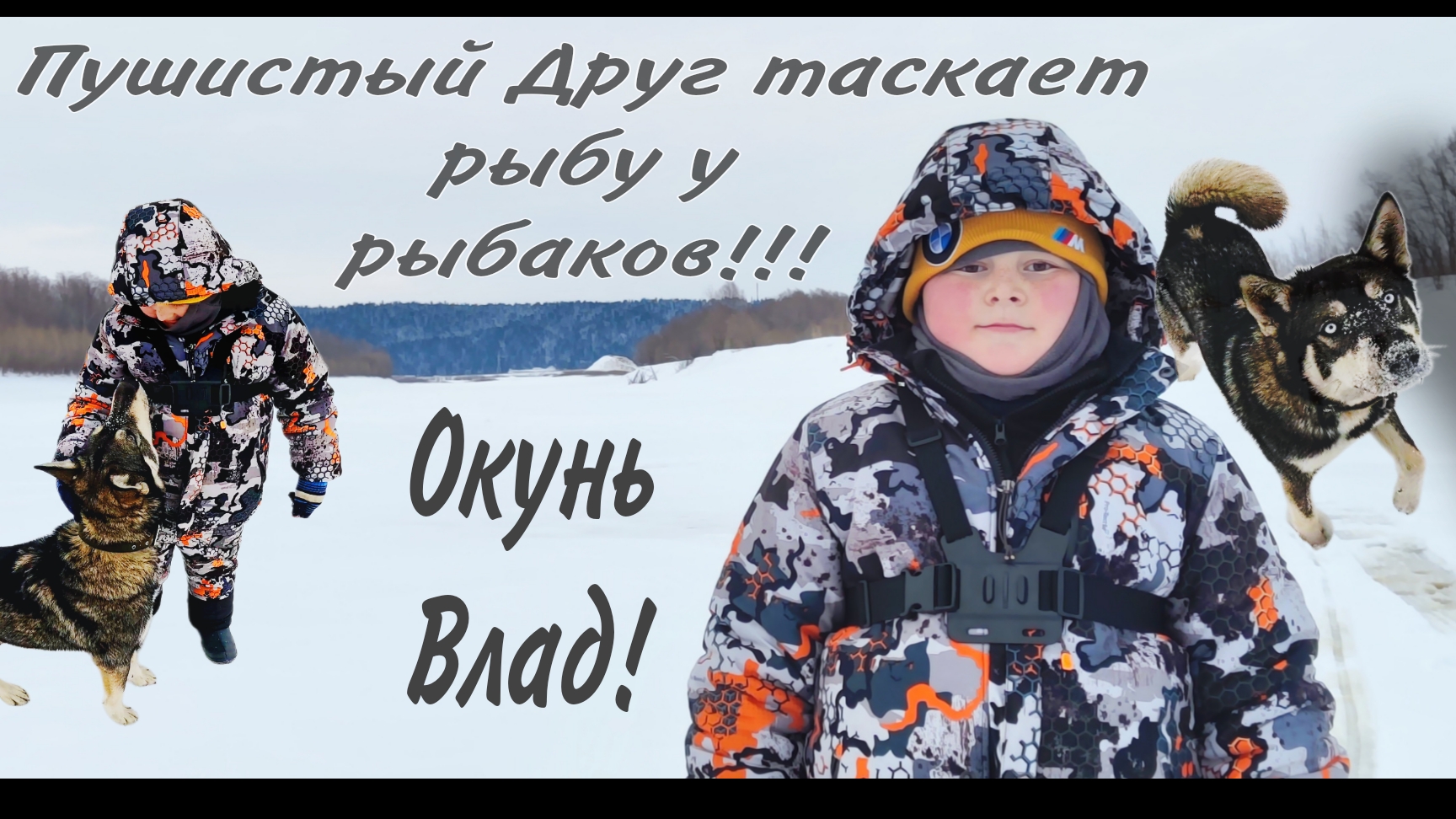 Я и Папа! Ловим щук на новые приманки! Милая собака! Таскает рыбу у рыбаков!!!