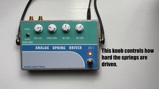 Analog Spring Driver (ASD-2) | Bulinski Effect Pedals | Demo