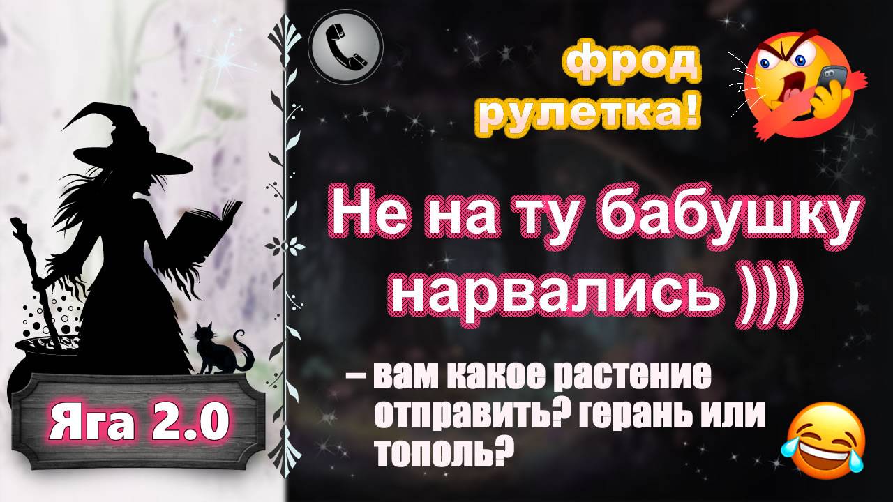 ЯГА 2.0. Не на ту бабушку нарвались )))