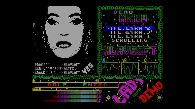 Lady Demo - Hlavsoft  [#zx spectrum AY Music Demo]