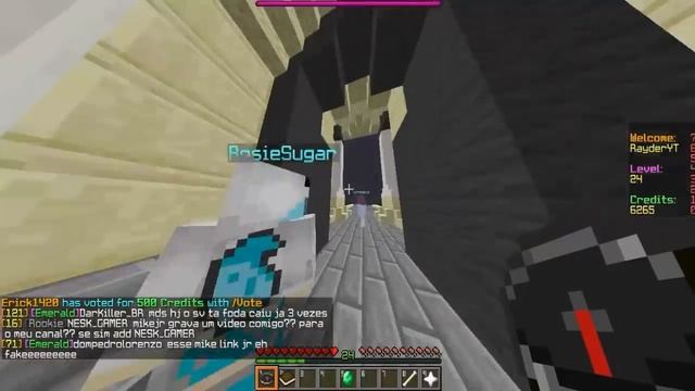 SKY WARS #45 ! | DOIS ESQUILOS NO MINECRAFT ! AHAHAH! c/Nio