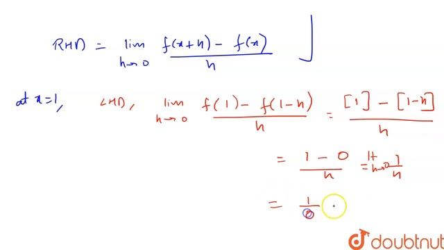 Prove that the greatest integer function defined by f(x) = [x], 0 lt x lt 3 is not differentiabl...