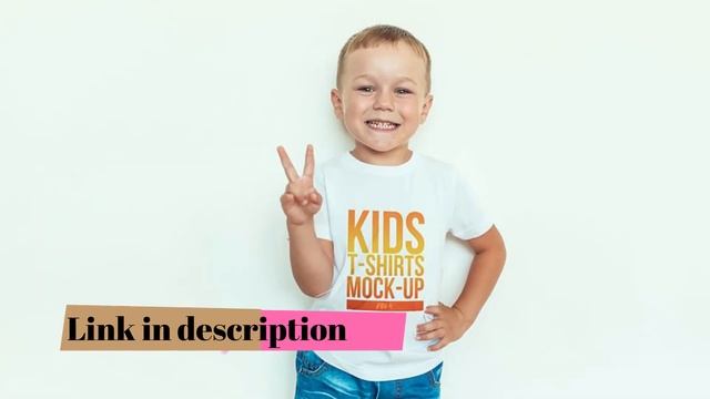 Young Boy T Shirt Mock Up | Advertise Your Brand On Professional Kids | Best Kids T Shirt Mockups