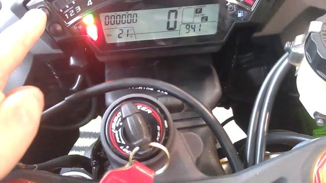 Kawasaki ZX10R Race Clocks dash mode