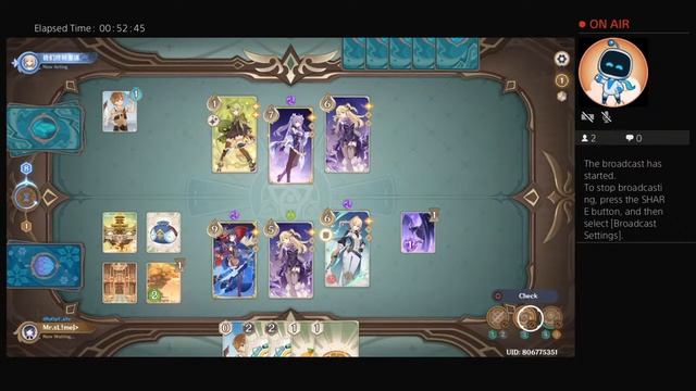 Genius Invokation TCG Live Online Matchmaking | Illusory-Oz Control Deck | Genshin Impact