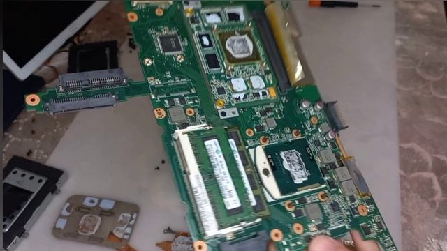 За 12 лет не меняли термопасту! Разборка чистка замена термопасты Asus n75s repair