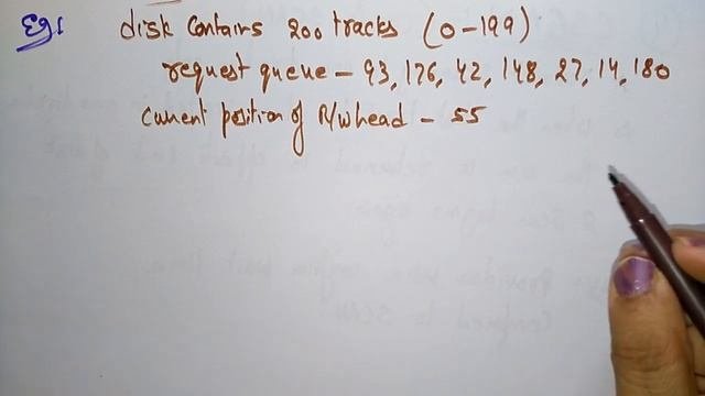 CSCAN Disk Scheduling Algorithm | Example | OS | Lec-74 | Bhanu Priya