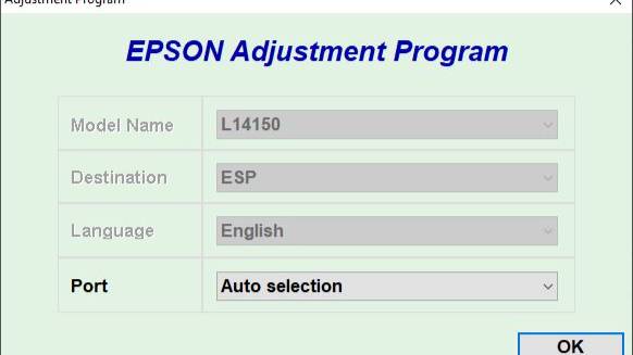 Сброс памперса L14150 Adjustment Program