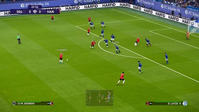 SCHALKE 04 VS HANNOVER 96 | 2. BUNDESLIGA | PES 2021/2022 J27