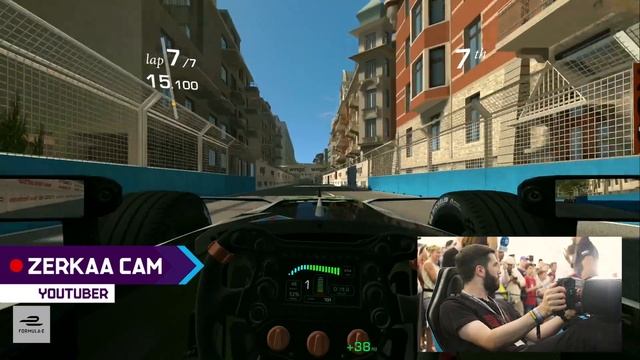 Zerkaa Takes On The E-Race Challenge vs Formula E Drivers! | ABB FIA Formula E Championship