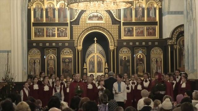 "Дорога в Вифлеем", про Рождество. Большой детский хор им. В.С. Попова