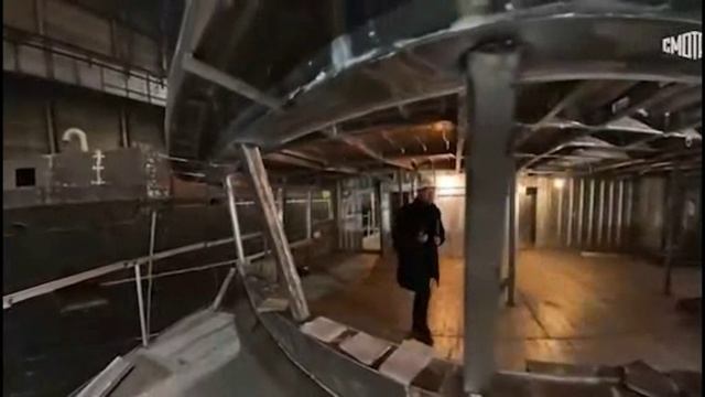 Строительство громадного круизного лайнера продолжается в Нижнем Новгороде